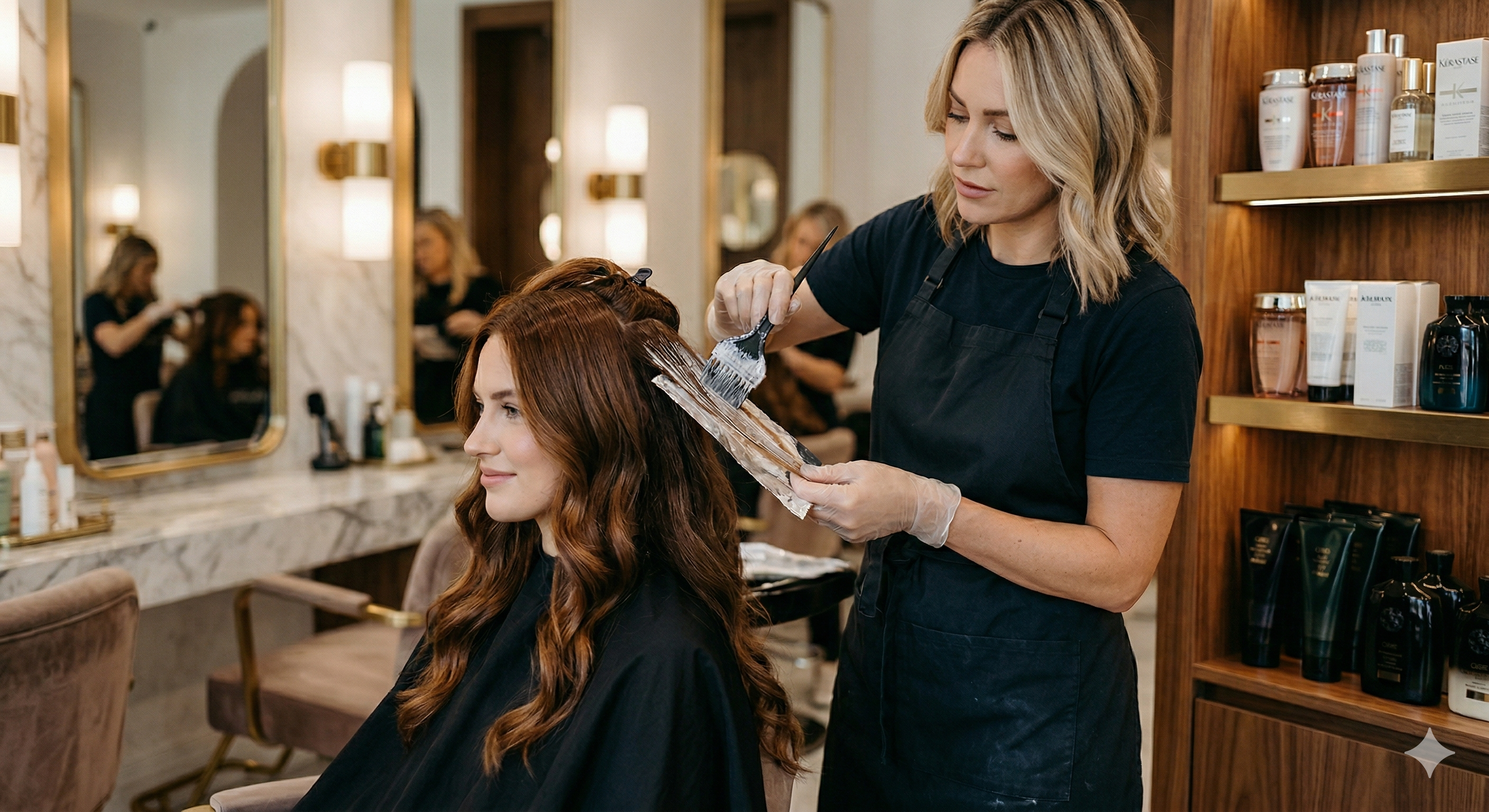 Окрашивание волос